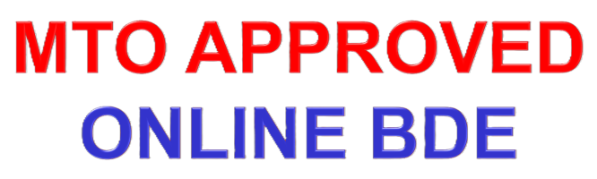 MTO-Approved Online BDE